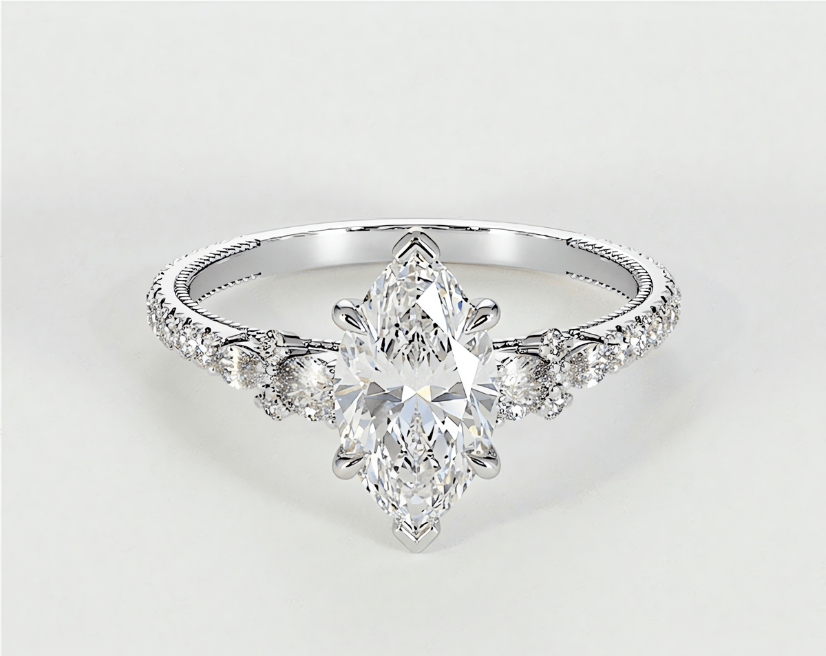 Hannah - Marquise - Engagement Rings - Ramzi & Co.®