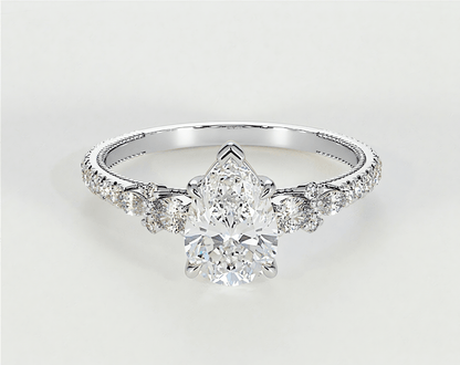 Hannah - Pear - Engagement Rings - Ramzi & Co.®