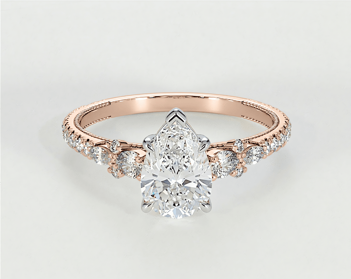 Hannah - Pear - Engagement Rings - Ramzi & Co.®