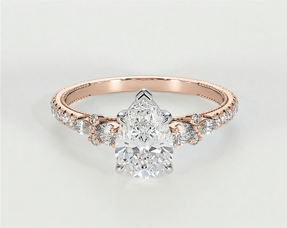 Hannah - Pear - Engagement Rings - Ramzi & Co.®