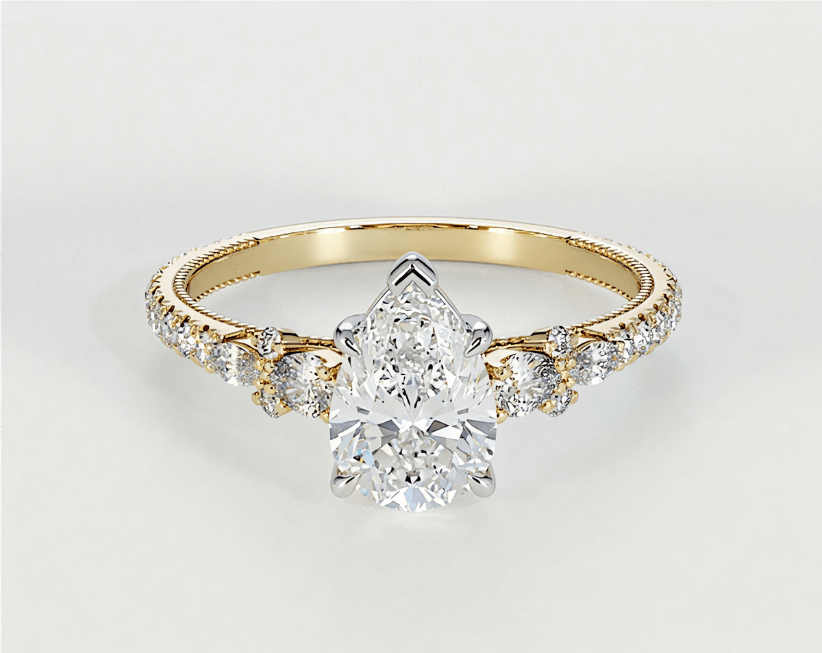 Hannah - Pear - Engagement Rings - Ramzi & Co.®
