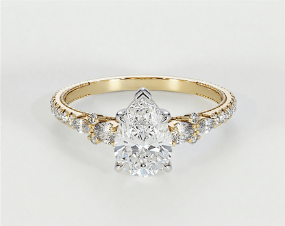 Hannah - Pear - Engagement Rings - Ramzi & Co.®