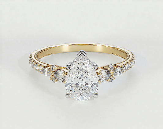 Hannah - Pear - Engagement Rings - Ramzi & Co.®