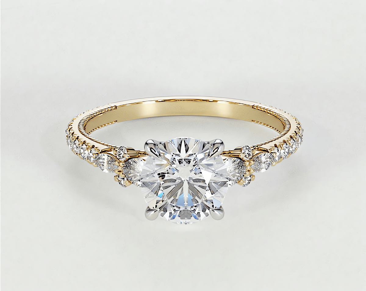 Hannah - Round - Engagement Rings - Ramzi & Co.®