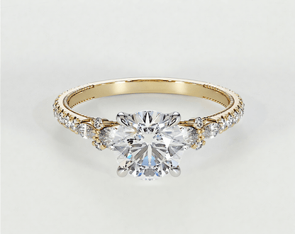 Hannah - Round - Engagement Rings - Ramzi & Co.®