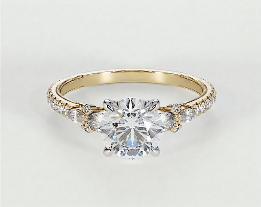 Hannah - Round - Engagement Rings - Ramzi & Co.®