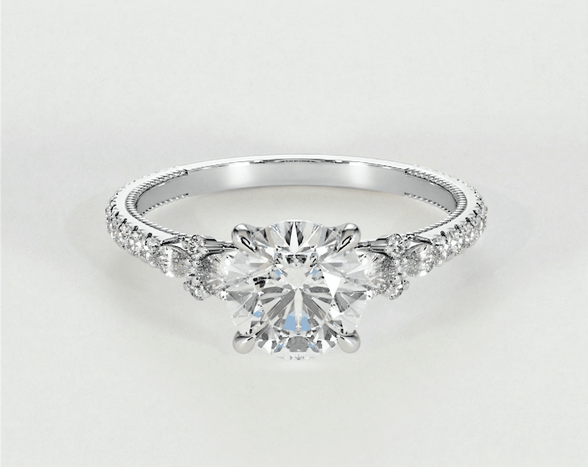 Hannah - Round - Engagement Rings - Ramzi & Co.®