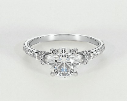 Hannah - Round - Engagement Rings - Ramzi & Co.®
