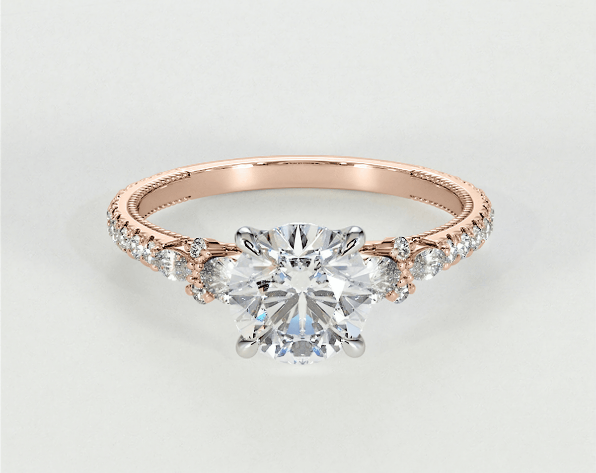 Hannah - Round - Engagement Rings - Ramzi & Co.®