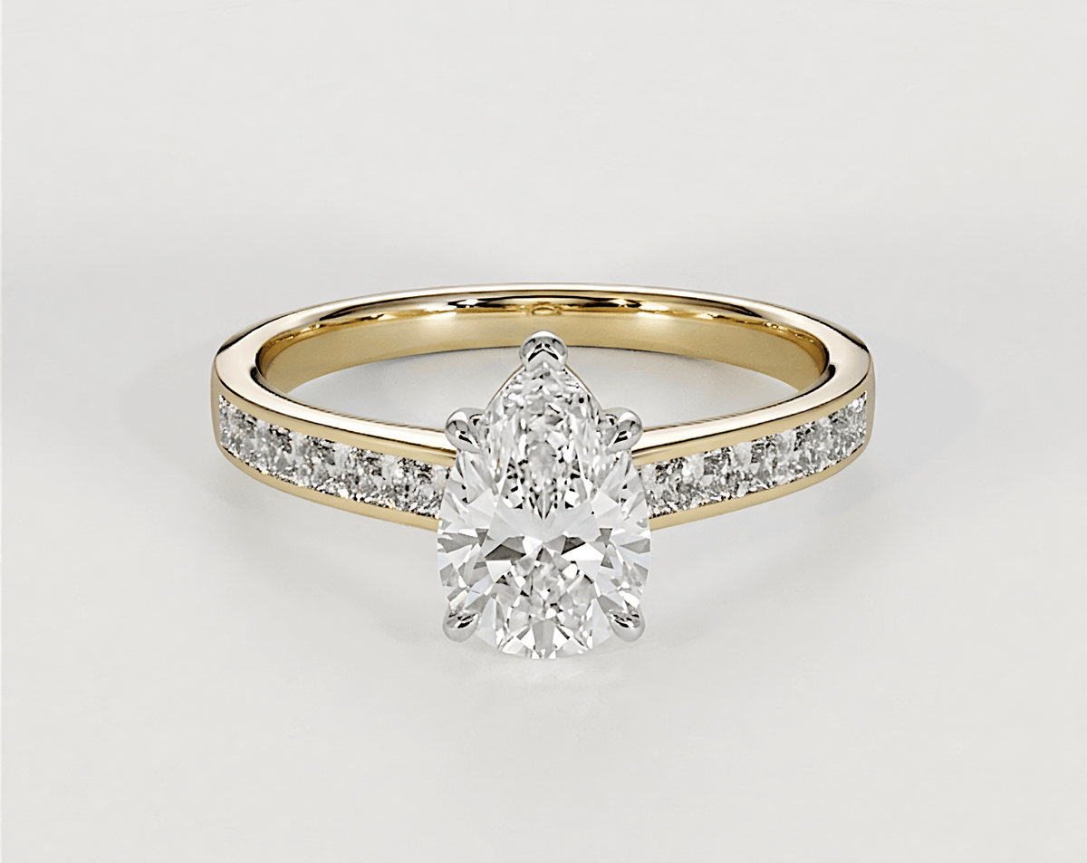 Harriet - Pear - Engagement Rings - Ramzi & Co.®