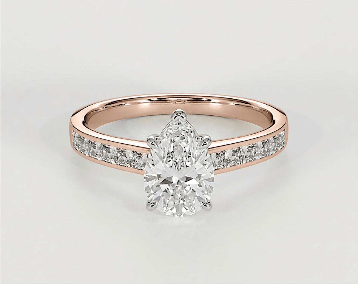 Harriet - Pear - Engagement Rings - Ramzi & Co.®