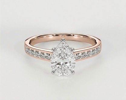 Harriet - Pear - Engagement Rings - Ramzi & Co.®