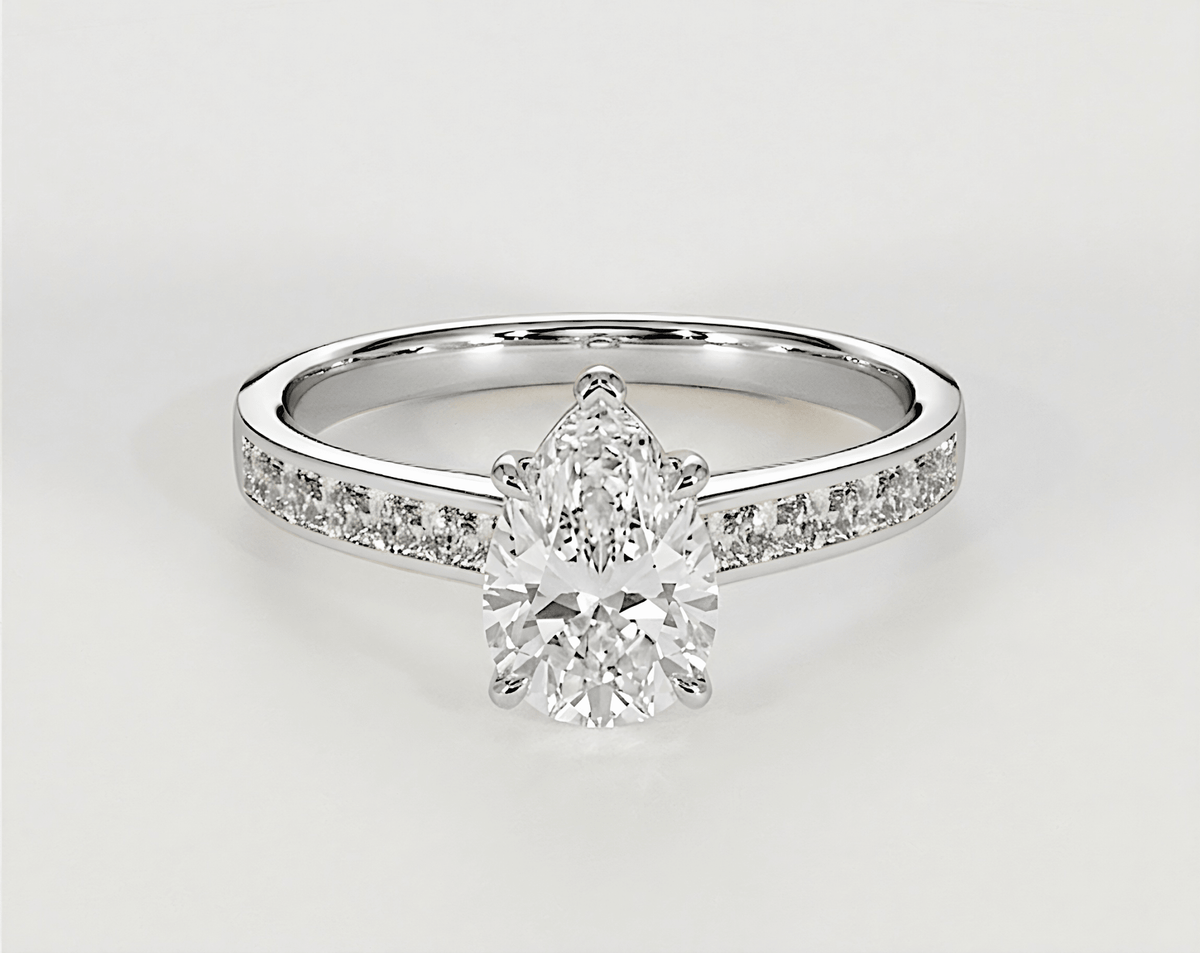 Harriet - Pear - Engagement Rings - Ramzi & Co.®
