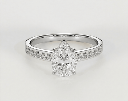 Harriet - Pear - Engagement Rings - Ramzi & Co.®