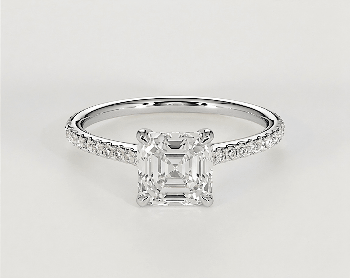 Hazel - Asscher - Engagement Rings - Ramzi & Co.®