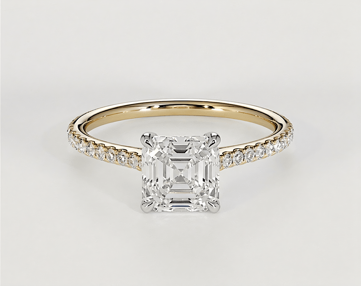 Hazel - Asscher - Engagement Rings - Ramzi & Co.®