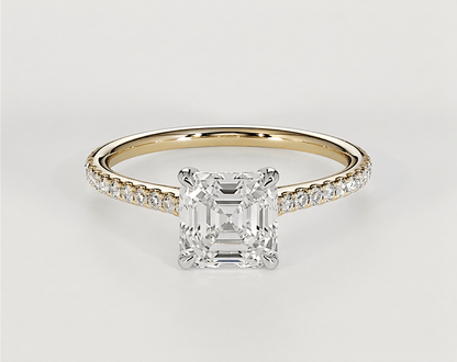 Hazel - Asscher - Engagement Rings - Ramzi & Co.®