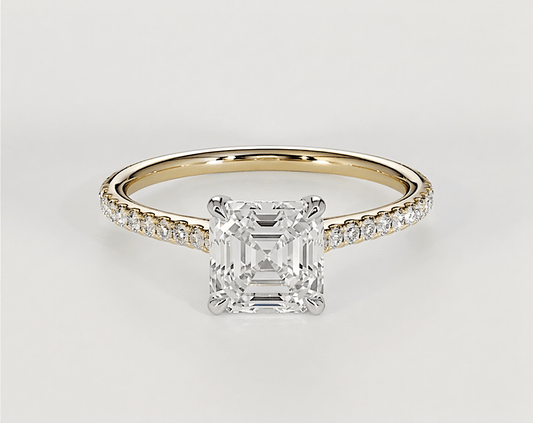 Hazel - Asscher - Engagement Rings - Ramzi & Co.®