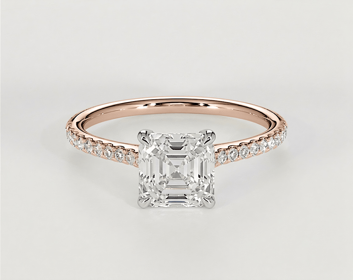 Hazel - Asscher - Engagement Rings - Ramzi & Co.®