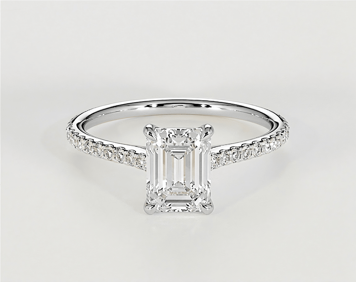 Hazel - Emerald - Engagement Rings - Ramzi & Co.®
