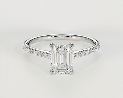 Hazel - Emerald - Engagement Rings - Ramzi & Co.®