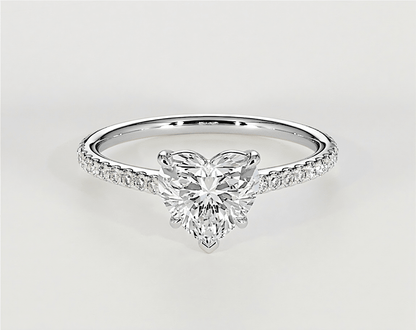 Hazel - Heart - Engagement Rings - Ramzi & Co.®