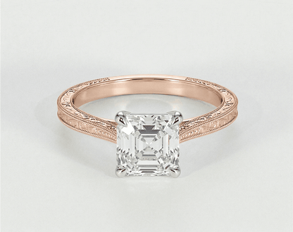 Holly - Asscher - Engagement Rings - Ramzi & Co.®