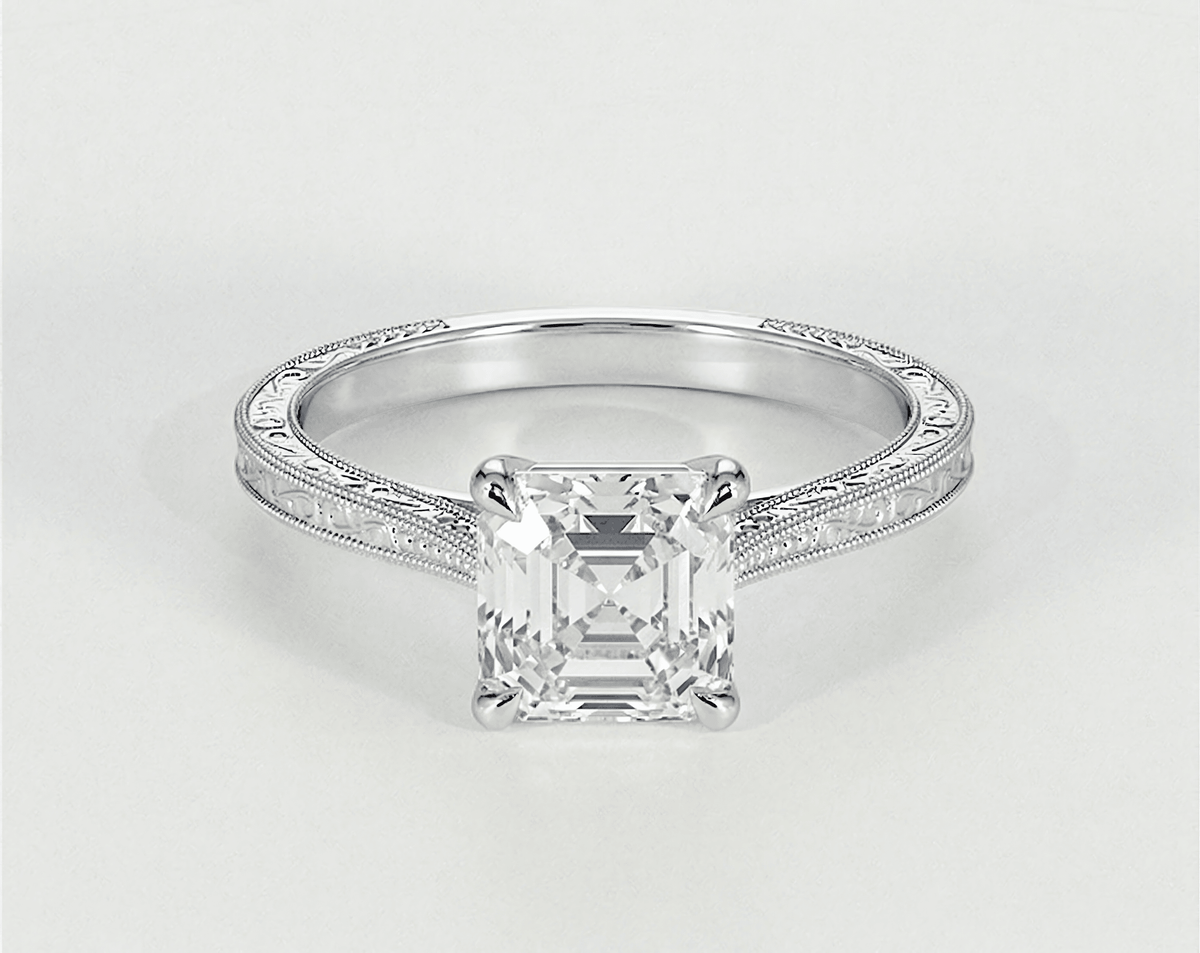 Holly - Asscher - Engagement Rings - Ramzi & Co.®