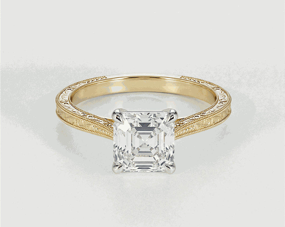 Holly - Asscher - Engagement Rings - Ramzi & Co.®
