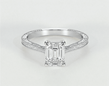 Holly - Emerald - Engagement Rings - Ramzi & Co.®