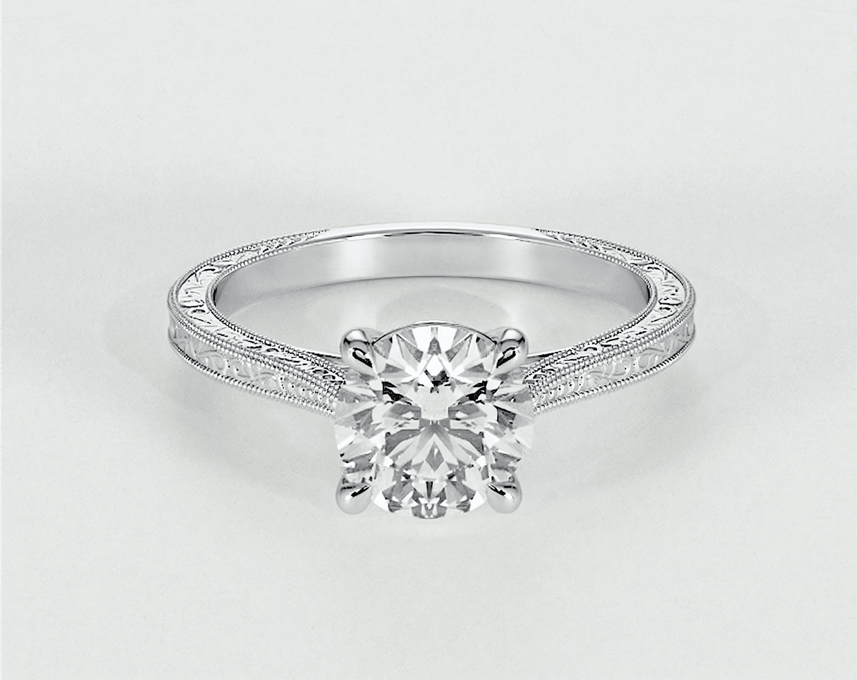 Holly - Round - Engagement Rings - Ramzi & Co.®