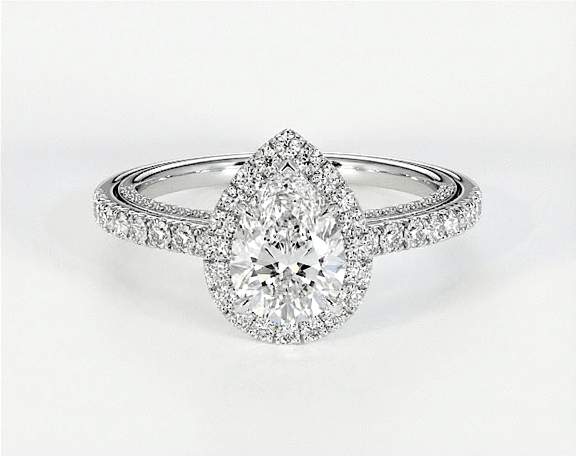 Isabelle - Pear - Engagement Rings - Ramzi & Co.®