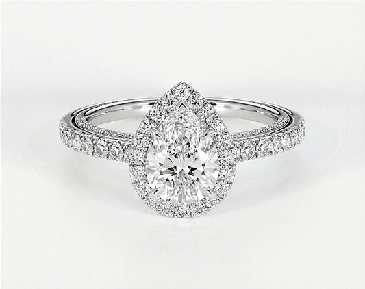 Isabelle - Pear - Engagement Rings - Ramzi & Co.®
