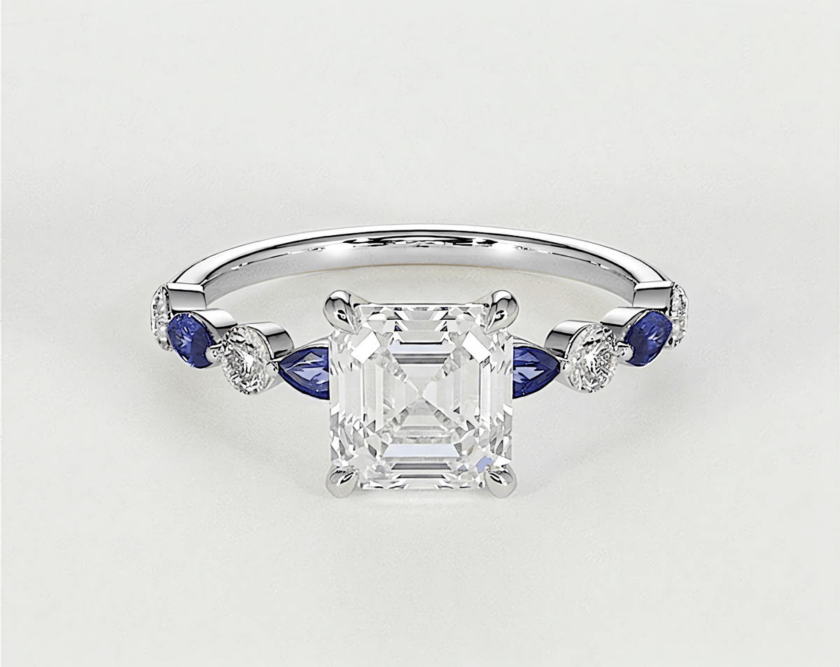 Ivy - Asscher - Engagement Rings - Ramzi & Co.®