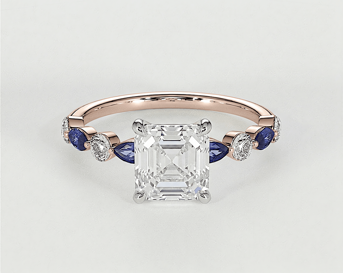 Ivy - Asscher - Engagement Rings - Ramzi & Co.®