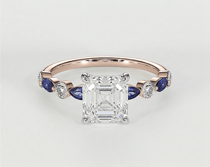 Ivy - Asscher - Engagement Rings - Ramzi & Co.®