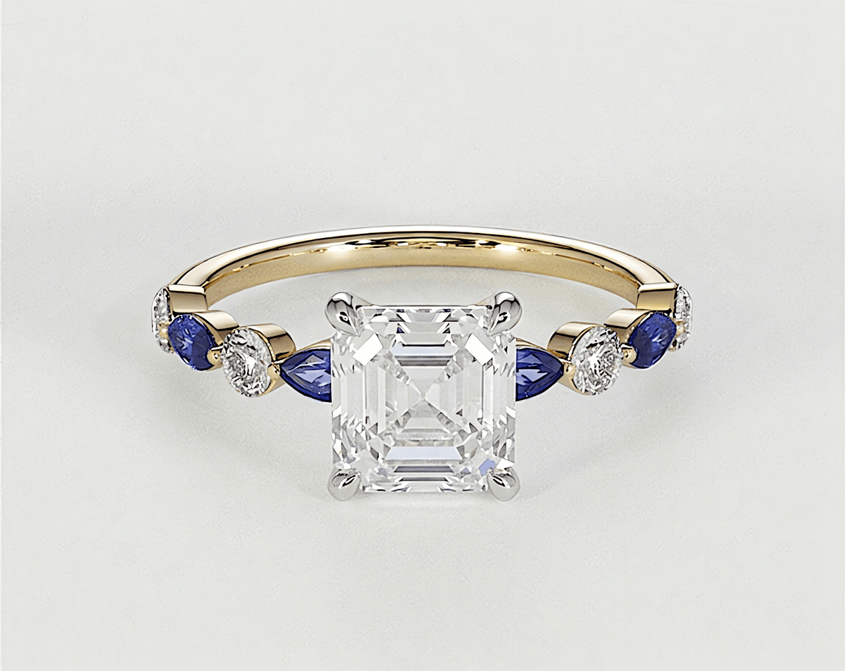 Ivy - Asscher - Engagement Rings - Ramzi & Co.®