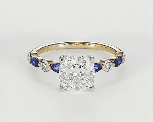 Ivy - Cushion - Engagement Rings - Ramzi & Co.®