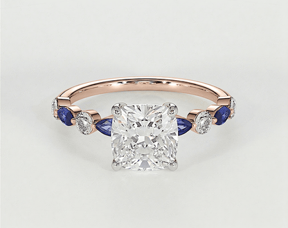 Ivy - Cushion - Engagement Rings - Ramzi & Co.®