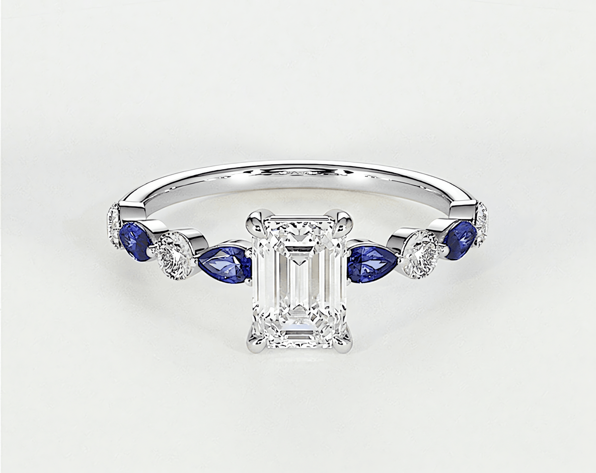 Ivy - Emerald - Engagement Rings - Ramzi & Co.®