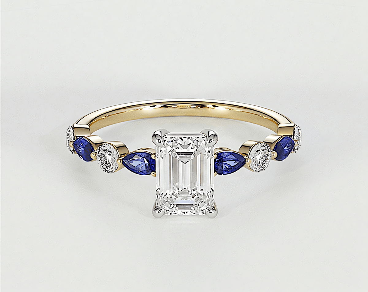 Ivy - Emerald - Engagement Rings - Ramzi & Co.®