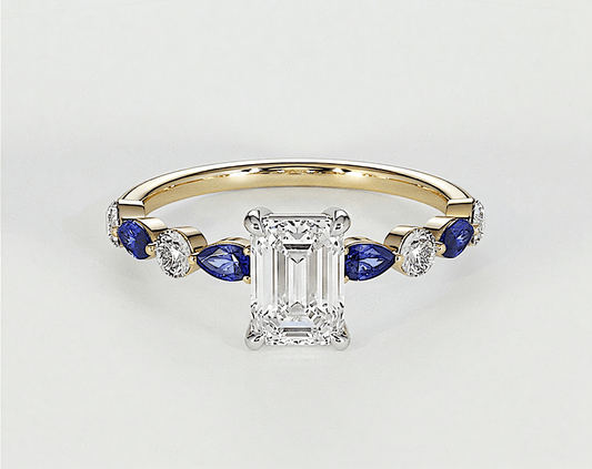 Ivy - Emerald - Engagement Rings - Ramzi & Co.®