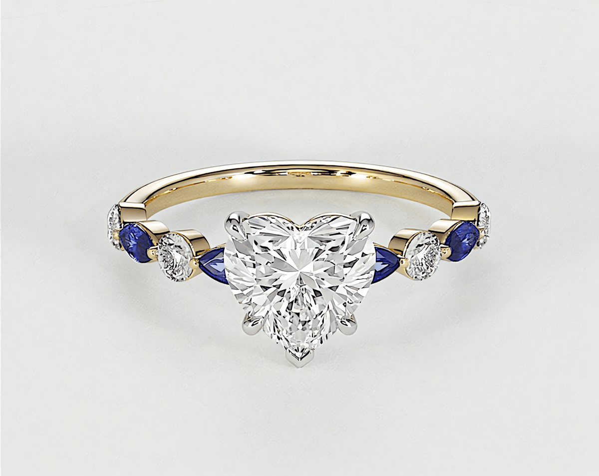 Ivy - Heart - Engagement Rings - Ramzi & Co.®