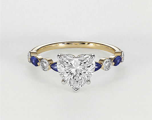 Ivy - Heart - Engagement Rings - Ramzi & Co.®