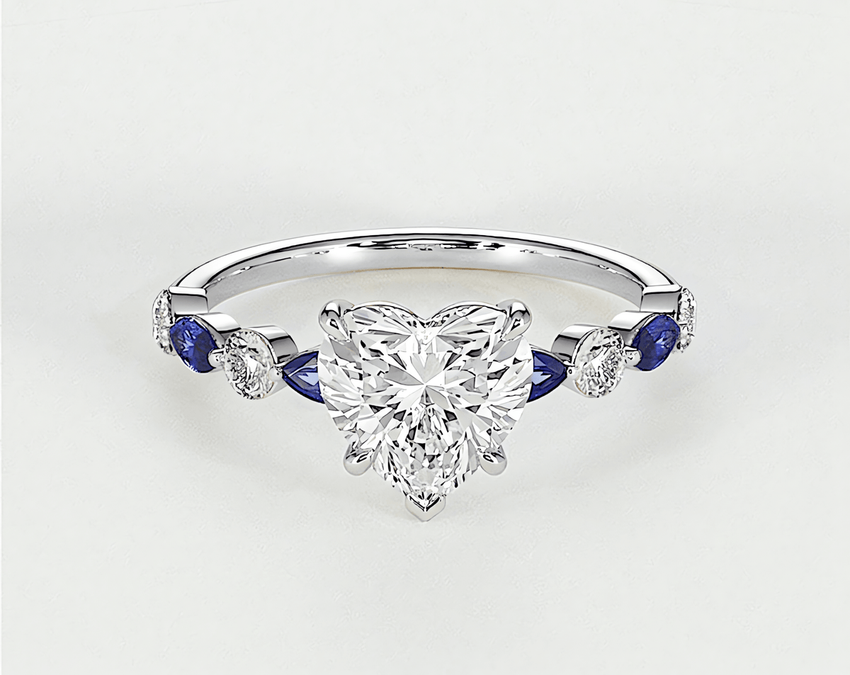 Ivy - Heart - Engagement Rings - Ramzi & Co.®