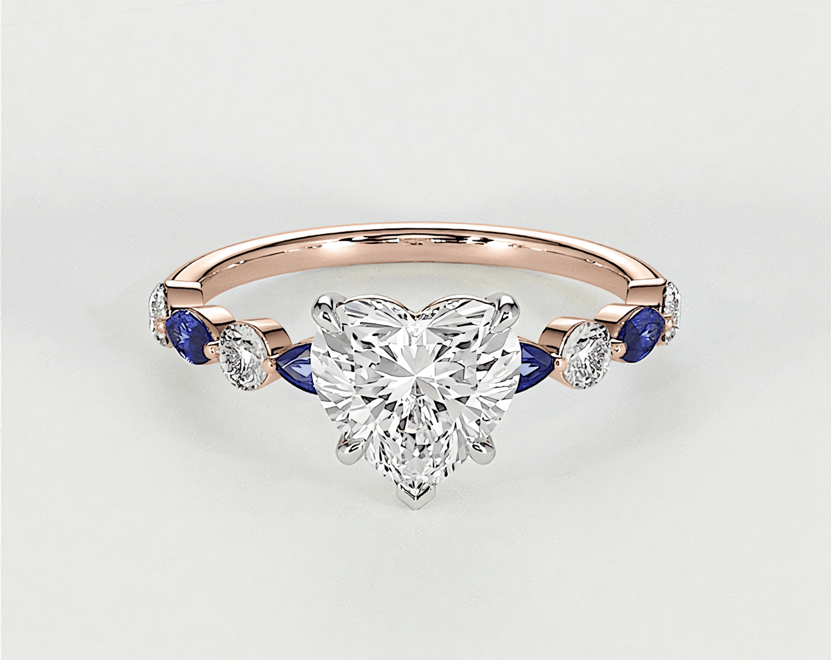 Ivy - Heart - Engagement Rings - Ramzi & Co.®