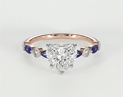 Ivy - Heart - Engagement Rings - Ramzi & Co.®