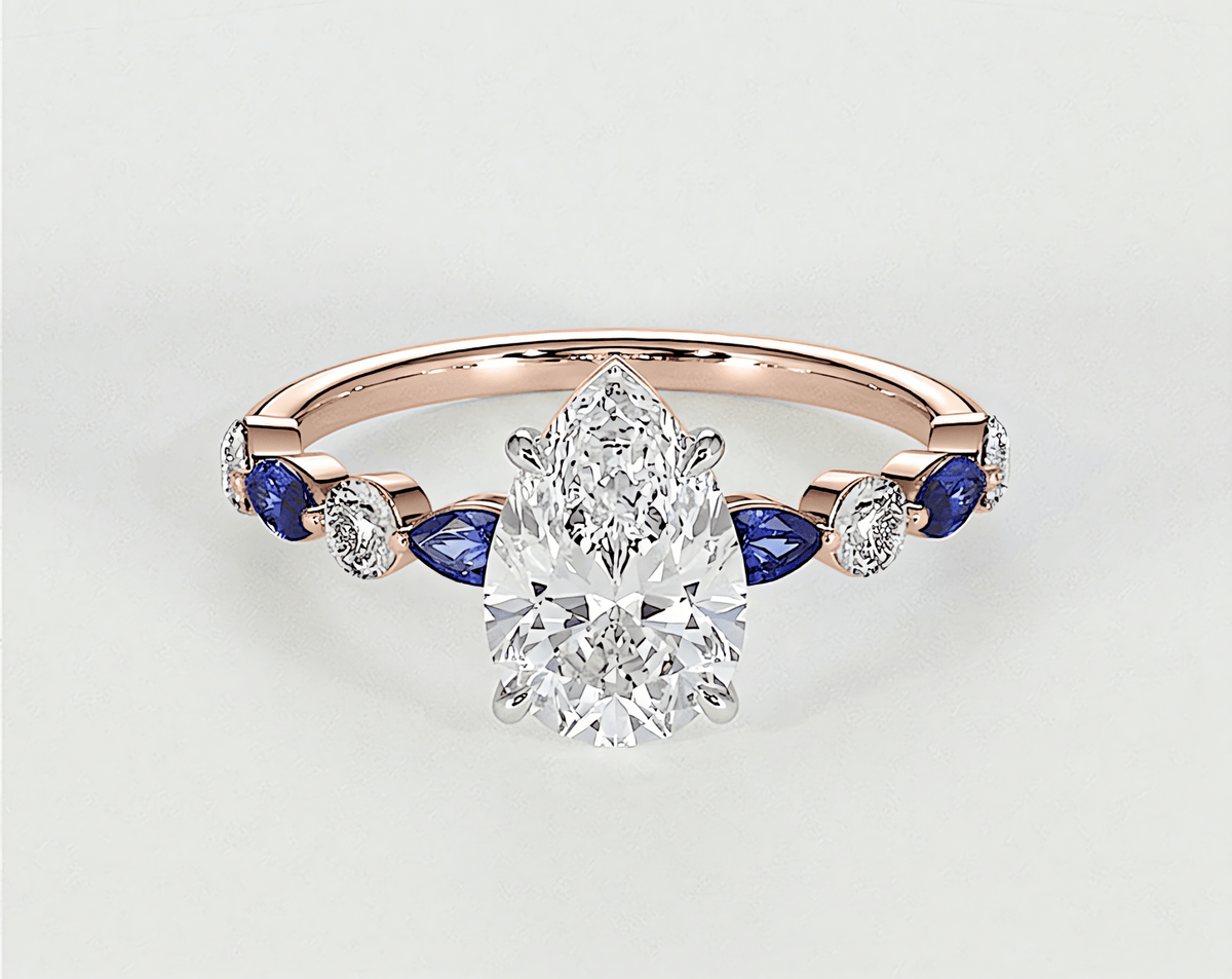 Ivy - Pear - Engagement Rings - Ramzi & Co.®
