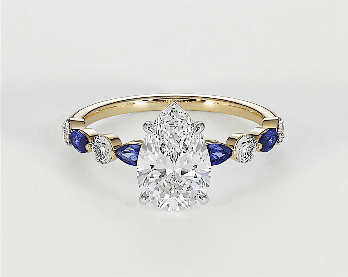 Ivy - Pear - Engagement Rings - Ramzi & Co.®