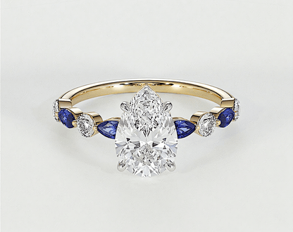 Ivy - Pear - Engagement Rings - Ramzi & Co.®